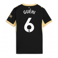 Camisa de Futebol Manchester City Marc Guehi #6 Equipamento Secundário Mulheres 2026-27 Manga Curta